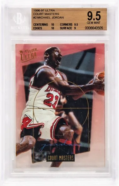 1996-97 Fleer Ultra Michael Jordan Court Masters #2 card image