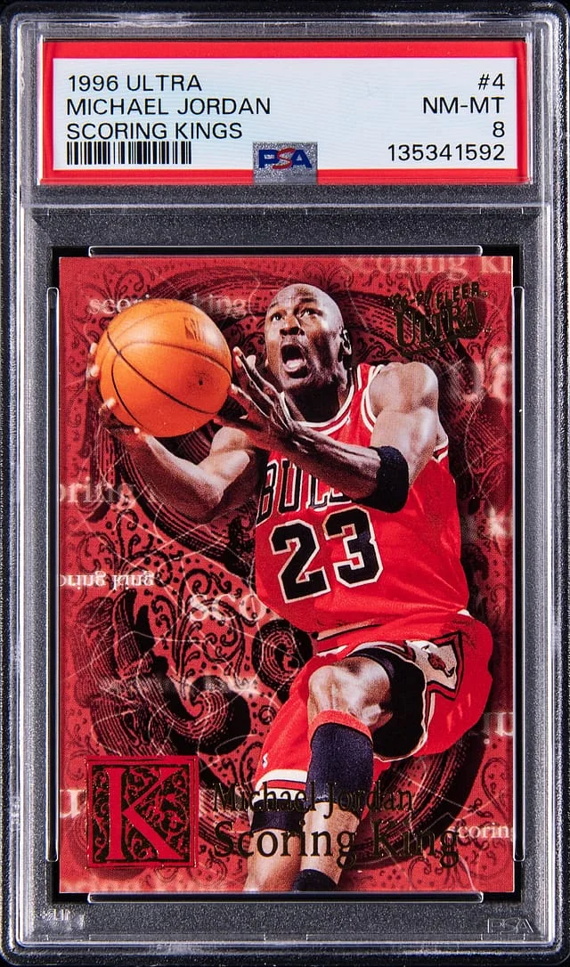 1996-97 Fleer Ultra Michael Jordan Scoring Kings #4 card image