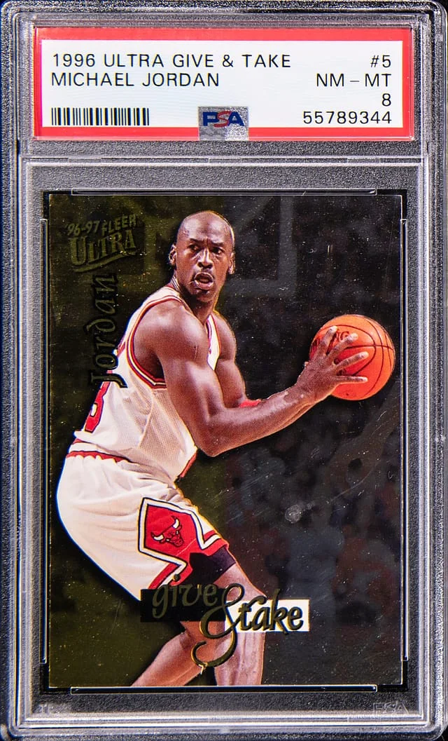 1996-97 Fleer Ultra Michael Jordan Give & Take #5 card image