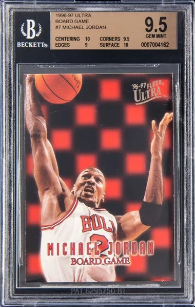 1996-97 Fleer Ultra Michael Jordan Board Game #7 card image