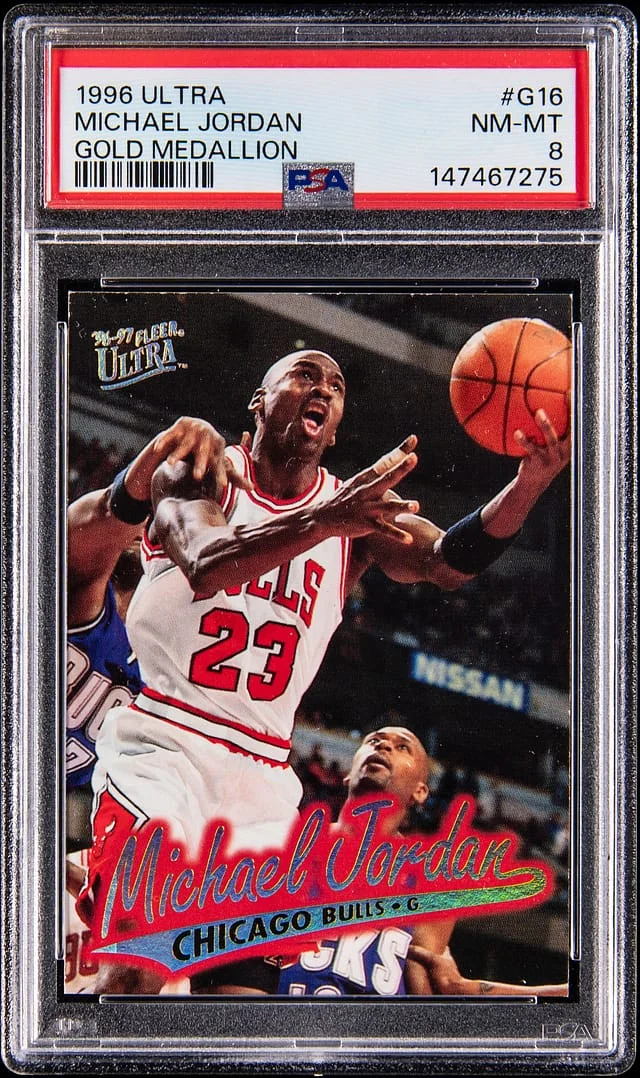1996-97 Fleer Ultra Michael Jordan Gold Medallion #G-16 card image