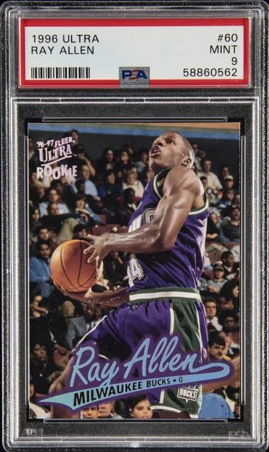 1996-97 Fleer Ultra Ray Allen #60 card image