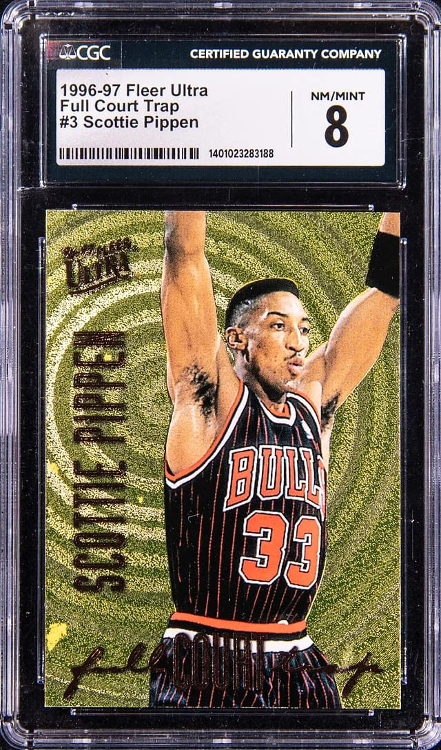 1996-97 Fleer Ultra Scottie Pippen Full Court Trap #3 card image