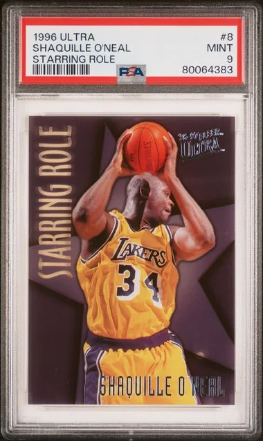 1996-97 Fleer Ultra Shaquille O'Neal Starring Role #8 card image