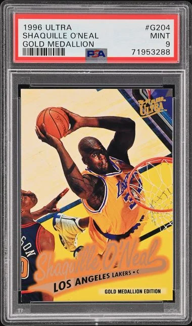 1996-97 Fleer Ultra Shaquille O'Neal Gold Medallion #G204 card image