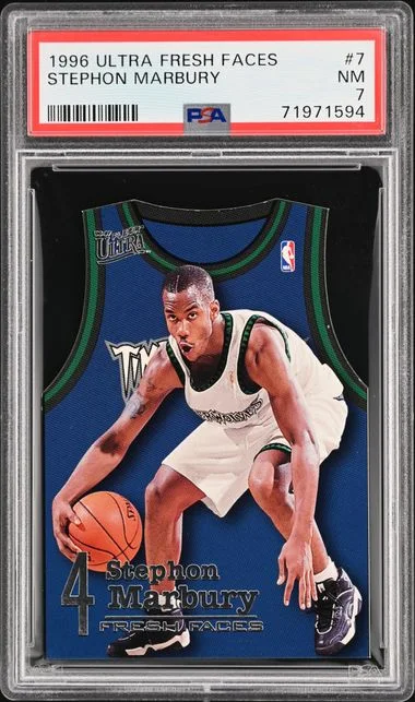 1996-97 Fleer Ultra Stephon Marbury Fresh Faces #7 card image