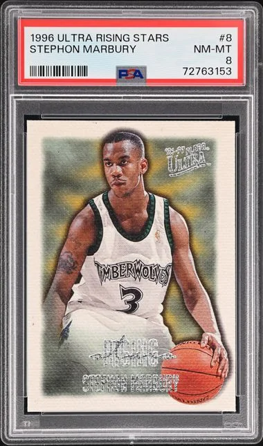 1996-97 Fleer Ultra Stephon Marbury Rising Stars #8 card image