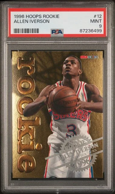 1996-97 Hoops Allen Iverson #12 card image