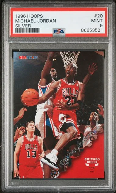 1996-97 Hoops Michael Jordan Silver #20 card image