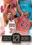 1996-97 Hoops Michael Jordan Head 2 Head #HH2 card image