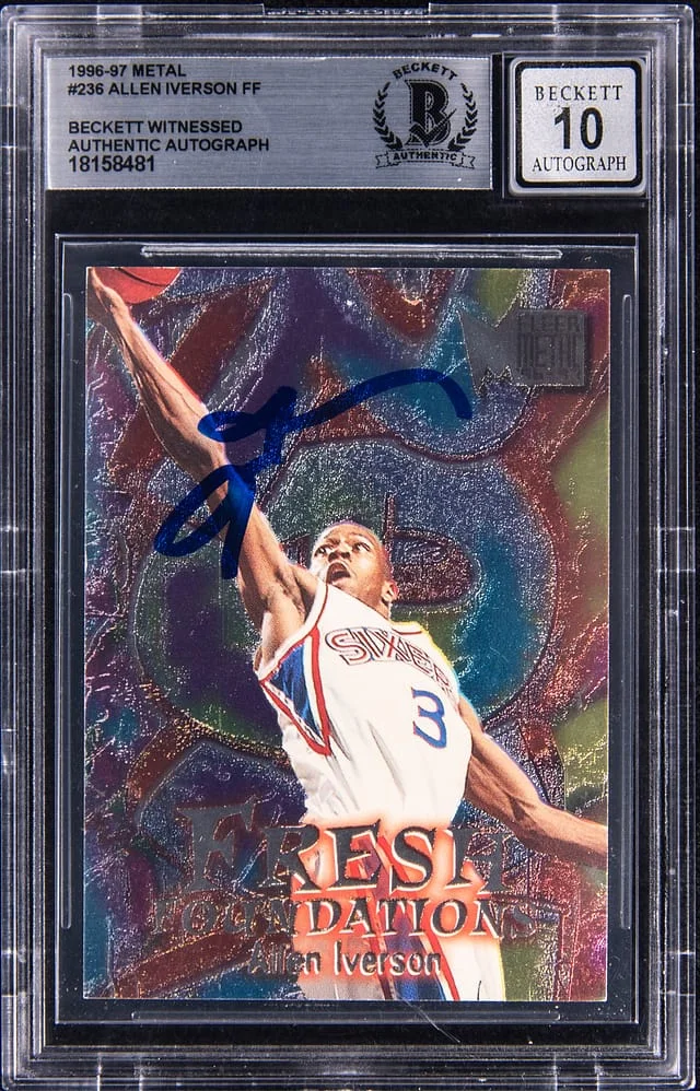 1996-97 Metal Allen Iverson #236 card image