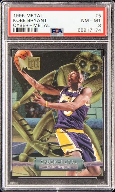 1996-97 Metal Cyber-Metal Kobe Bryant #5 card image