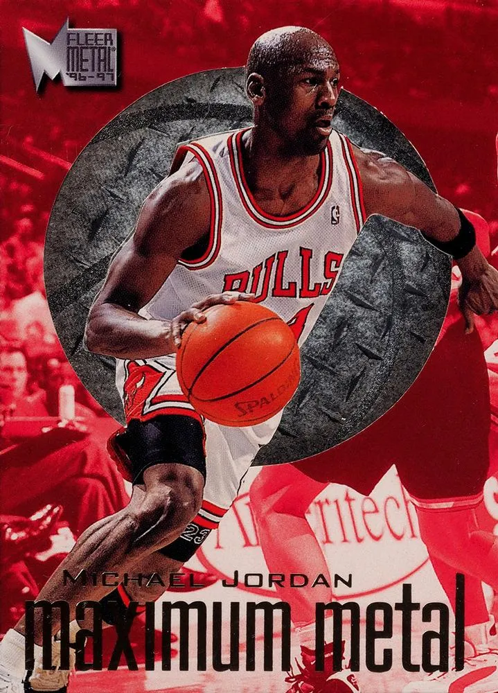 1996-97 Metal Michael Jordan Maximum Metal #4 card image