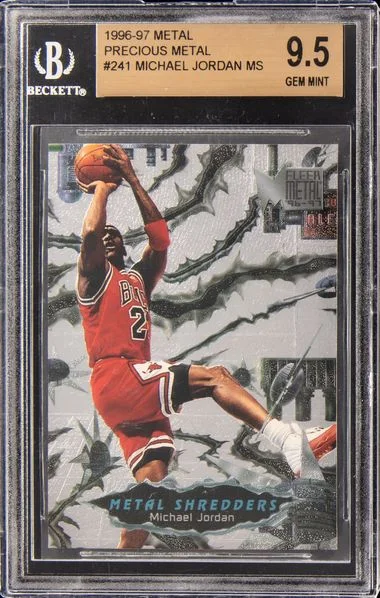 1996-97 Metal Precious Metal Michael Jordan #241 card image