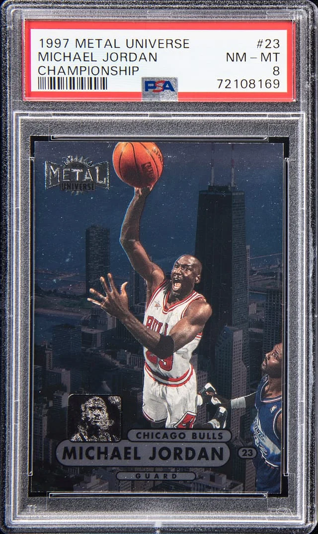 1996-97 Metal Universe Michael Jordan Championship #23 card image
