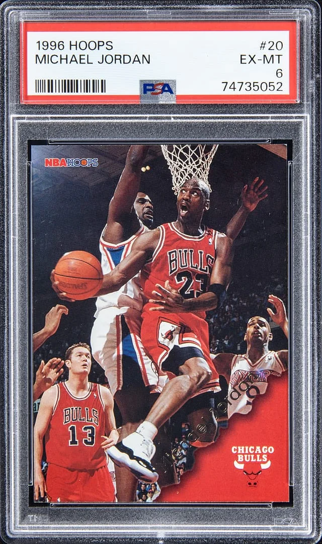 1996-97 NBA Hoops Michael Jordan #20 card image
