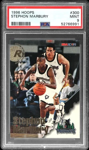 1996-97 NBA Hoops Stephon Marbury #300 card image