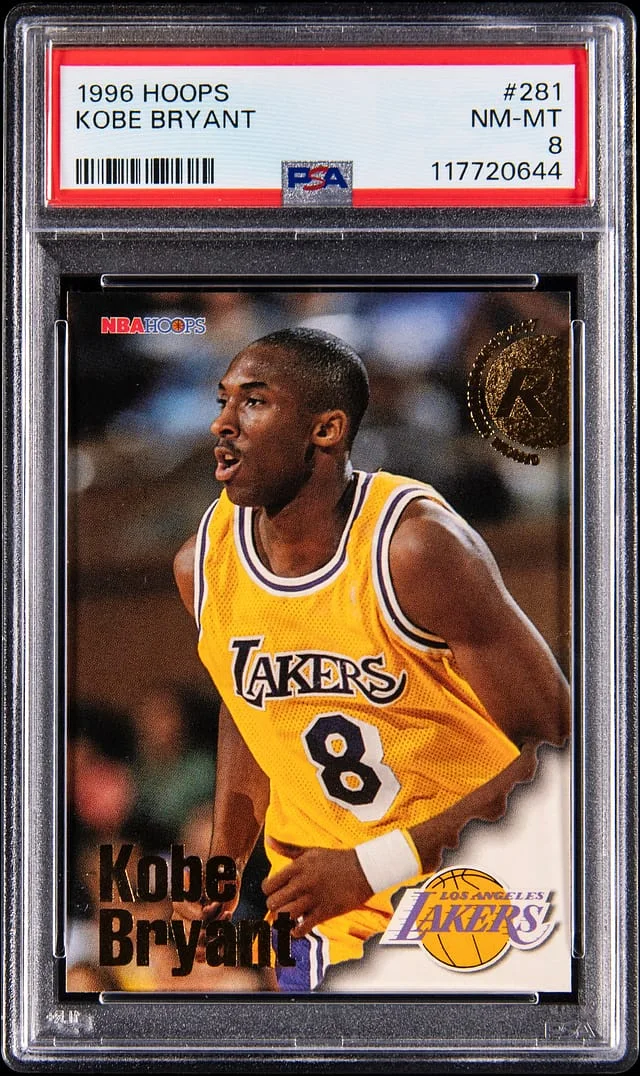 1996-97 Panini Hoops Kobe Bryant Cards #281 card image