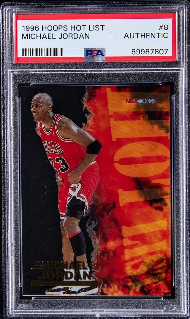 1996-97 Panini Hoops Michael Jordan Hot List #8 card image