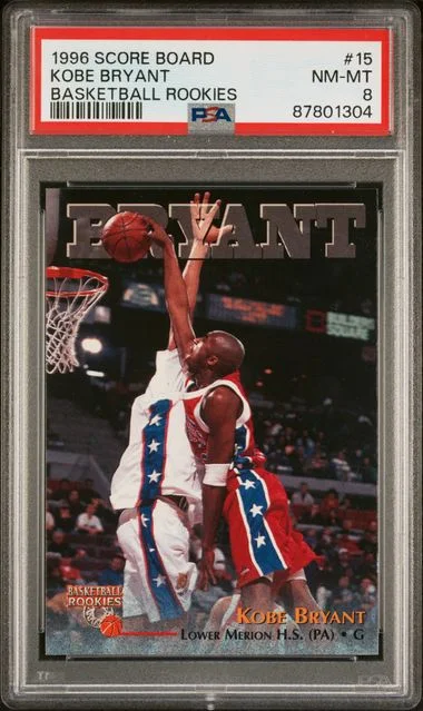 1996-97 Score Board Kobe Bryant Basketball Rookies #15 card image