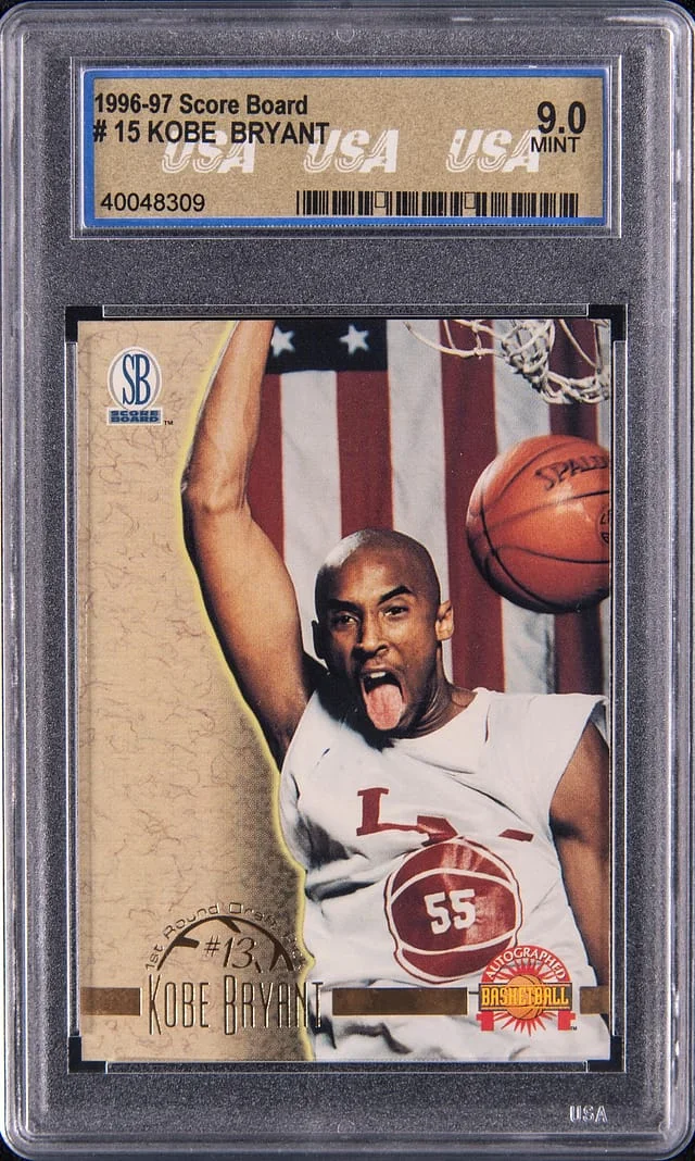 1996-97 Score Board Kobe Bryant - USA #15 card image