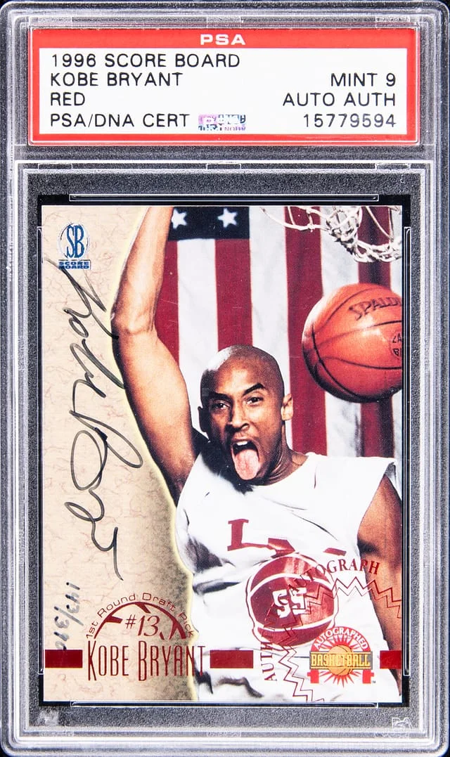 1996-97 Score Board Red Kobe Bryant #no-number card image
