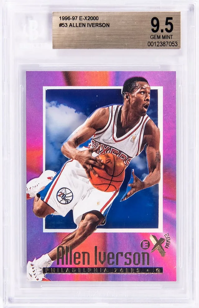 1996-97 SkyBox Allen Iverson E-X2000 #53 card image