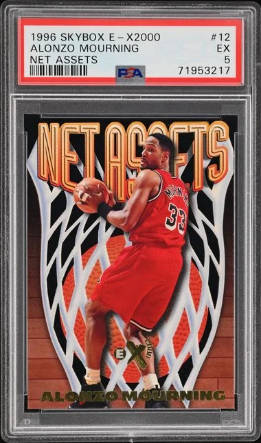 1996-97 SkyBox Alonzo Mourning E-X2000 Net Assets #12 card image
