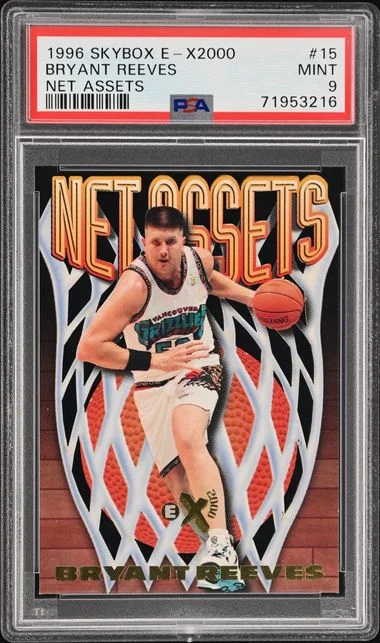 1996-97 SkyBox Bryant Reeves E-X2000 Net Assets #15 card image