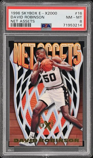 1996-97 SkyBox David Robinson E-X2000 Net Assets #16 card image