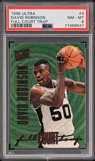 1996-97 SkyBox David Robinson Ultra Full Court Trap #4 card image