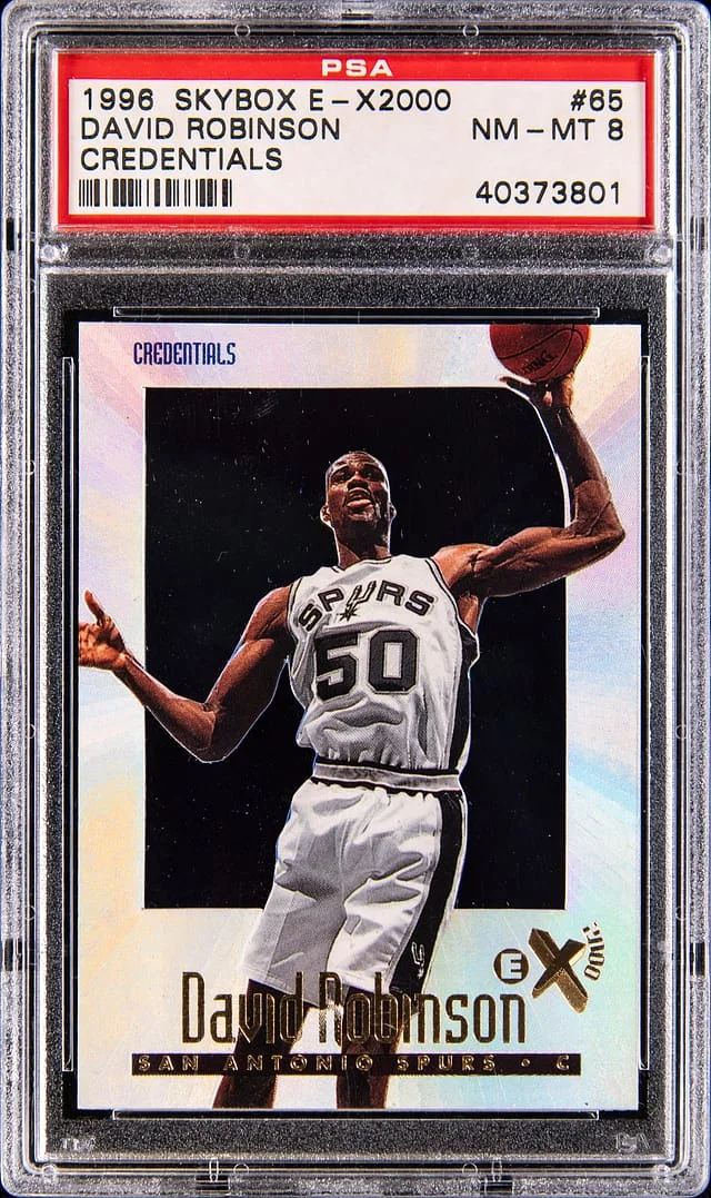 1996-97 SkyBox David Robinson E-X2000 Credentials #65 card image