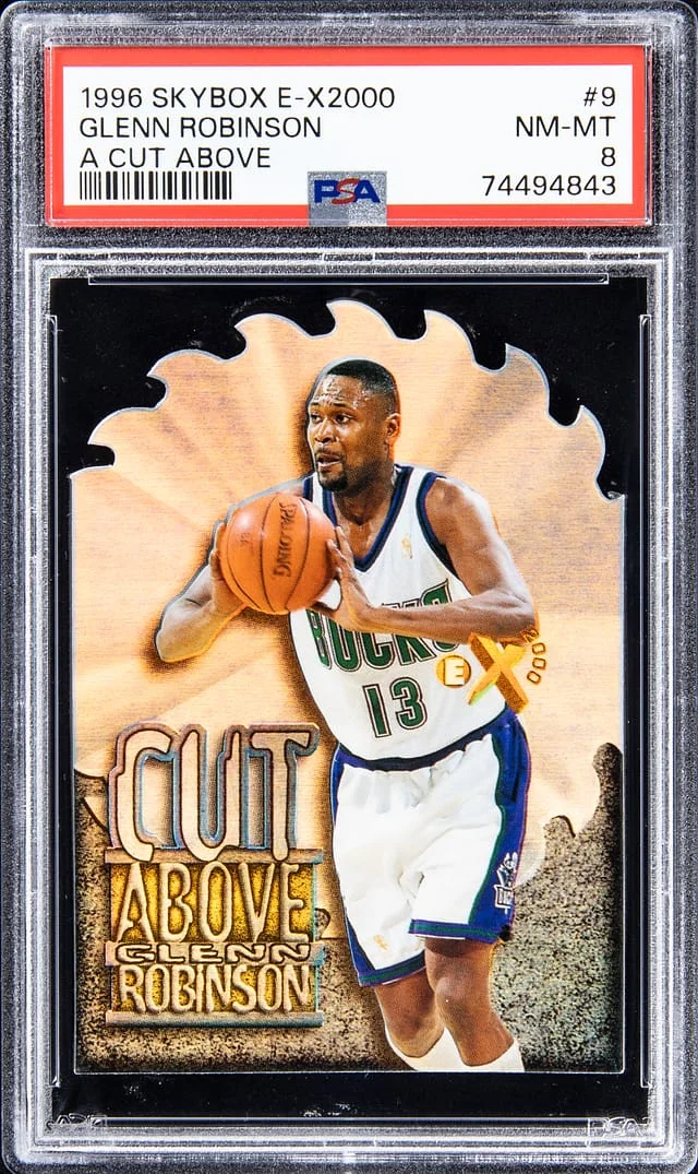 1996-97 SkyBox Glenn Robinson E-X2000 A Cut Above #9 card image