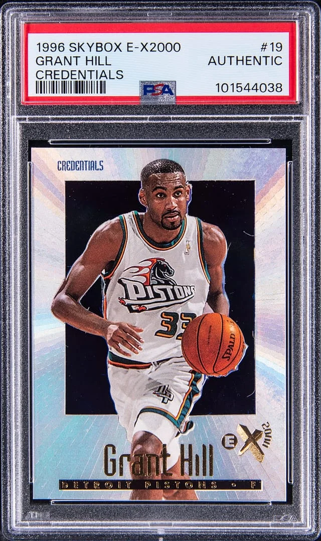 1996-97 SkyBox Grant Hill E-X2000 Credentials #19 card image