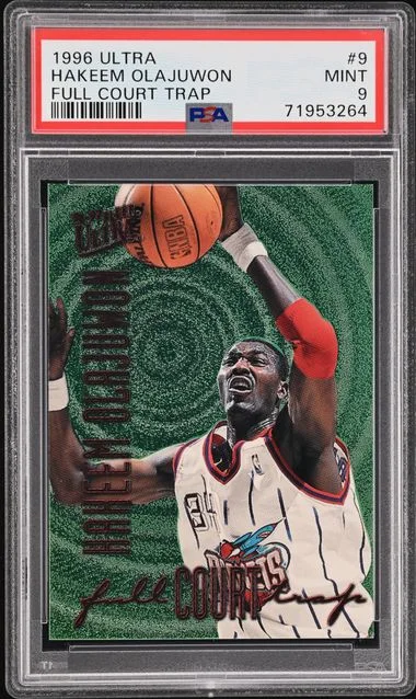 1996-97 SkyBox Hakeem Olajuwon Ultra Full Court Trap Full Court Trap #9 card image
