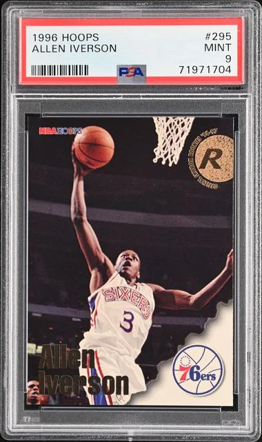 1996-97 SkyBox Hoops Allen Iverson #295 card image