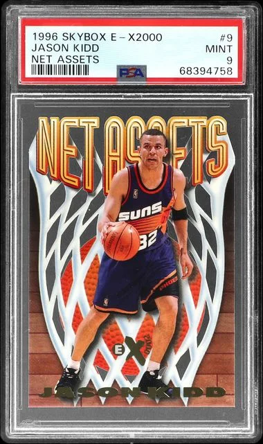 1996-97 SkyBox Jason Kidd E-X2000 Net Assets #9 card image