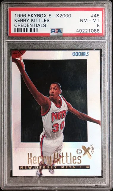 1996-97 SkyBox Kerry Kittles E-X2000 Credentials #45 card image