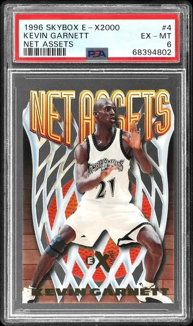 1996-97 SkyBox Kevin Garnett E-X2000 Net Assets #4 card image
