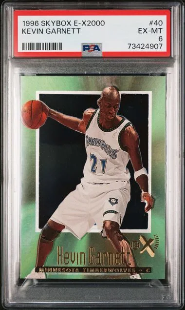 1996-97 SkyBox Kevin Garnett E-X2000 #40 card image