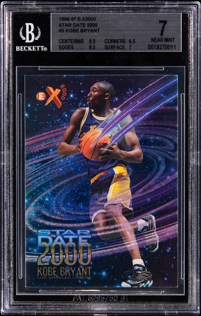 1996-97 SkyBox Kobe Bryant E-X2000 Star Date 2000 #3 card image