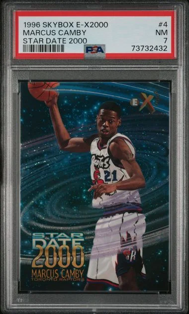 1996-97 SkyBox Marcus Camby E-X2000 Star Date 2000 #4 card image