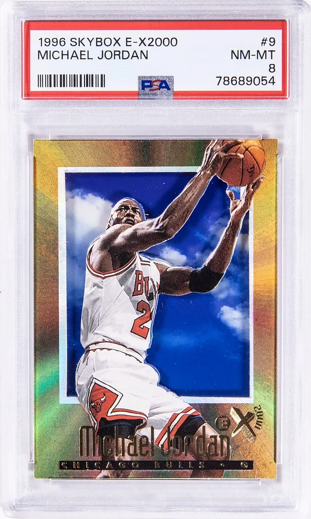 1996-97 SkyBox Michael Jordan E-X2000 Credentials #9 card image