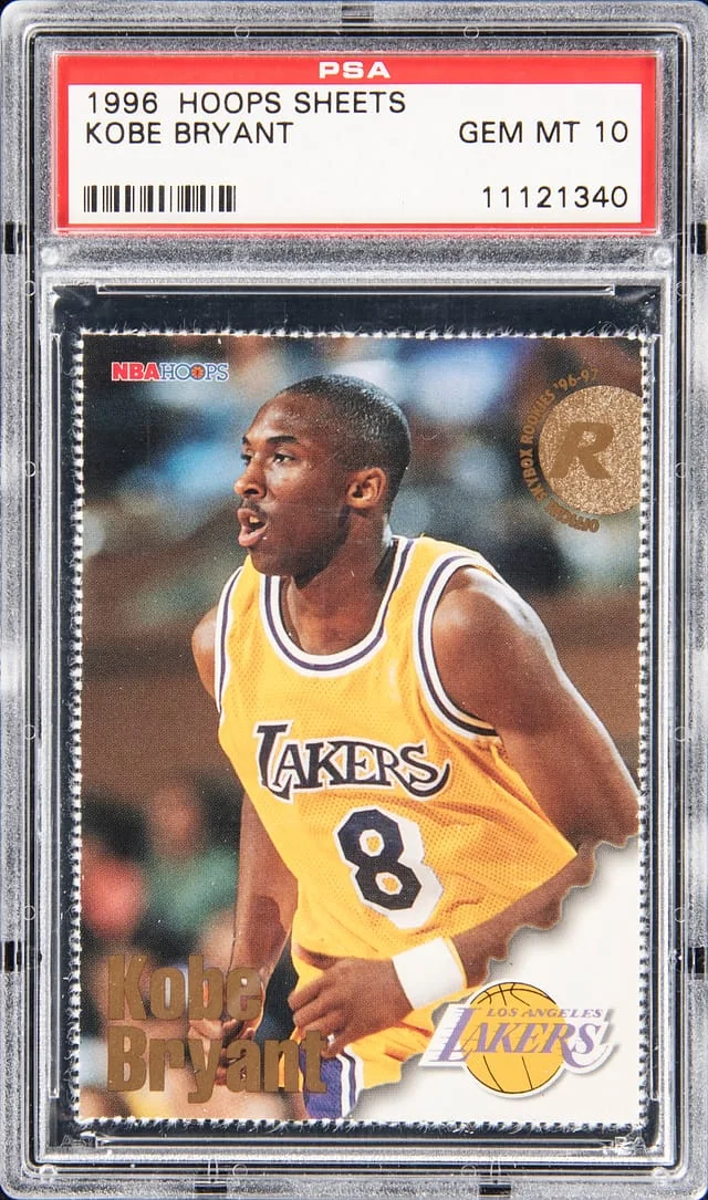 1996-97 SkyBox NBA Hoops Sheets Kobe Bryant #no-number card image