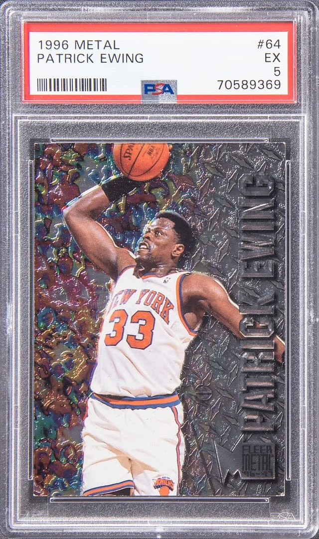 1996-97 SkyBox Patrick Ewing Fleer Metal #64 card image