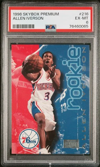 1996-97 SkyBox Premium Allen Iverson #216 card image