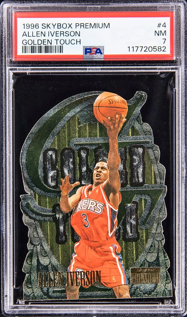 1996-97 SkyBox Premium Allen Iverson Golden Touch #4 card image