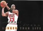 1996-97 SkyBox Premium Michael Jordan Larger Than Life #B7 card image