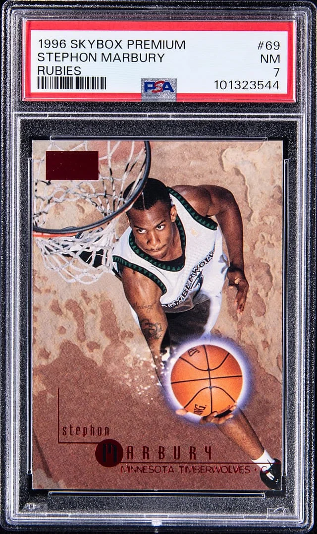 1996-97 SkyBox Premium Stephon Marbury Rubies #69 card image