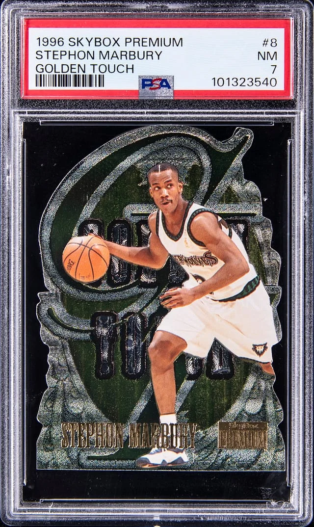 1996-97 SkyBox Premium Stephon Marbury Golden Touch #8 card image